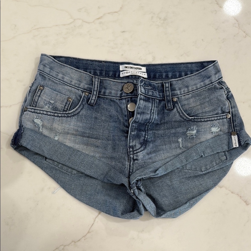 One Teaspoon Bandit Denim Shorts